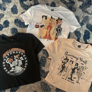 SHEIN set of 3 Halloween crop top
